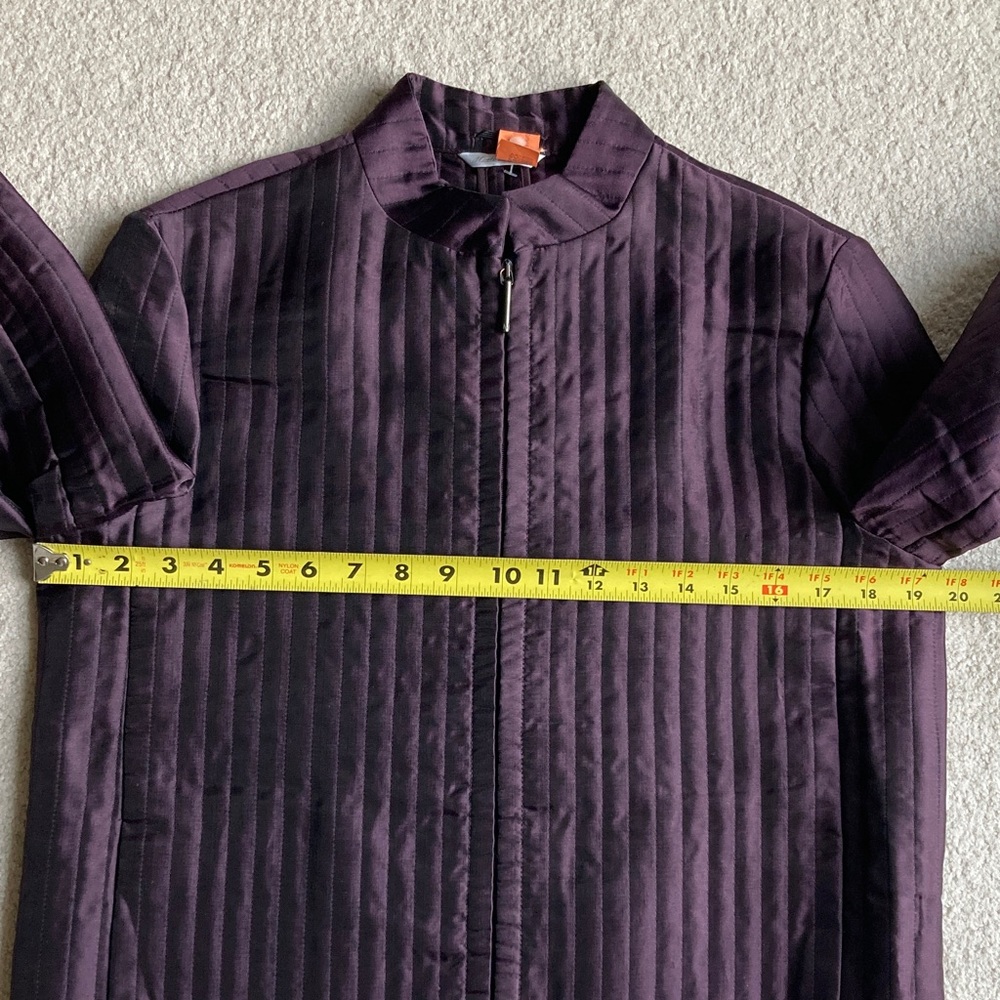 Max Mara polyester blend zip jacket (flawed) - image 9